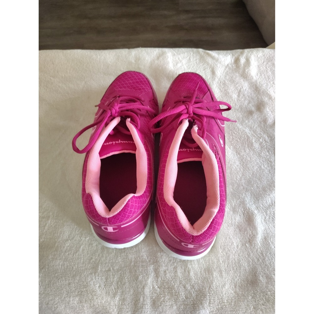 Champion Womens Magenta Pink Mesh Athletic Training Sneakers Shoes Size 11W - Picture 3 of 7